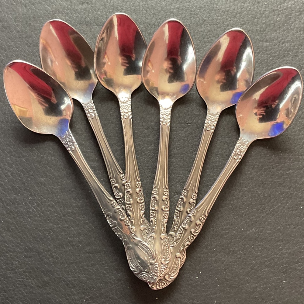 Vintage Set of 6 Coffee Spoons from Former USSR